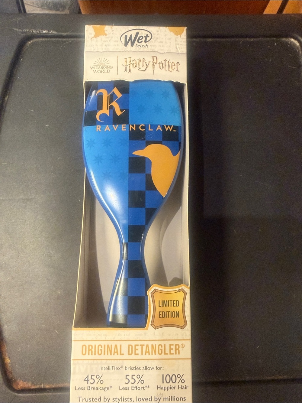 Wet Brush Harry Potter Ravenclaw Limited Edition Blue/Gold Detangler